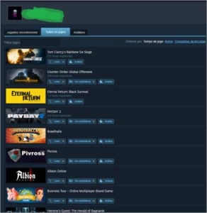 Conta Steam / Csgo + Raibow Six