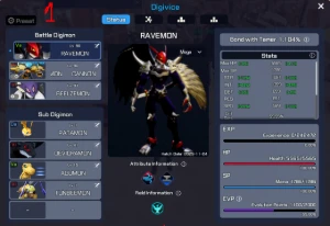 Conta Digimon Super Rumble - Servidor 3 Mochimon