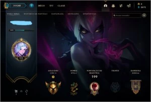 Conta League Of Legends Ouro 3, Lux Elementalista, Cósmica.. LOL