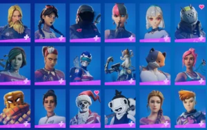 Conta Fortnite algumas skins raras