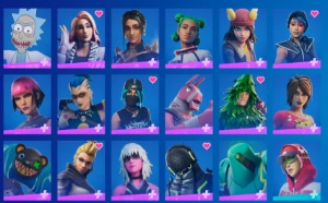 Conta Fortnite algumas skins raras