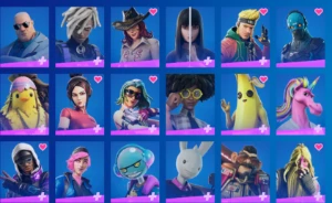 Conta Fortnite algumas skins raras