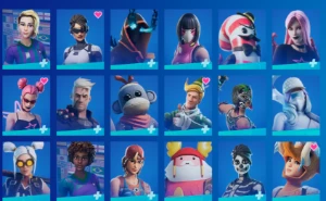 Conta Fortnite algumas skins raras