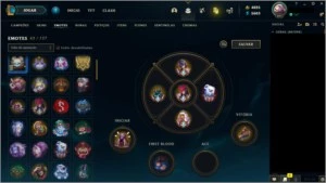 Conta LoL, Challenger season passada, 4825RP, 5 emote challg - League of Legends