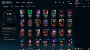 Conta PLATINA # TODOS OS CAMPEÕES # 104 SKINS - League of Legends LOL
