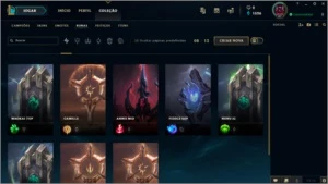 Conta PLATINA # TODOS OS CAMPEÕES # 104 SKINS - League of Legends LOL