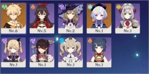 Conta inicial server NA ar7 principal Masculino com qiqi - Genshin Impact