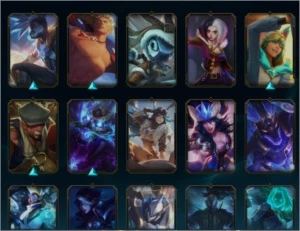 Conta gold com muitas skins e espolios mais de 200 reais gas - League of Legends LOL