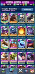 Clash Royale Nv 50 Rei 14!! A mais top do site!!