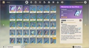 CONTA COM GANYU / AR 10 / GENSHIN IMPACT