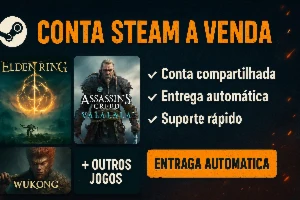 Steam Conta COMPARTILHADA + de 40 jogos -Entrega Automatica