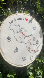 Amor sem fronteiras- NY e Toronto - Artesanato e Personalizados