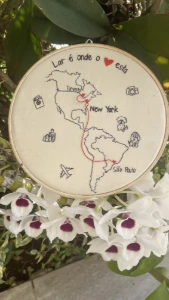 Amor sem fronteiras- NY e Toronto - Artesanato e Personalizados