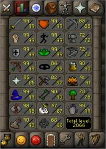 runescape old school total 2066 - RC 98 RS