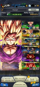 Conta de Dragon ball legends - Outros