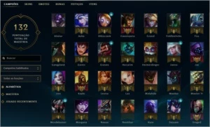 Conta League of Legends na md10 com 37 champs e 15 Skins LOL