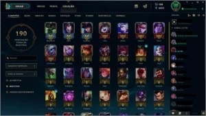 Conta lol gold I md5 paltina 56 champ 43 skins - League of Legends