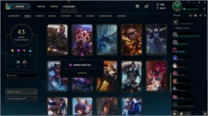Conta lol gold I md5 paltina 56 champ 43 skins - League of Legends