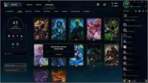 Conta lol gold I md5 paltina 56 champ 43 skins - League of Legends