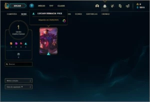 Conta platina 4 com 1 skin e 22 champs - League of Legends LOL