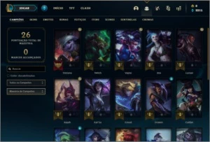 Conta platina 4 com 1 skin e 22 champs - League of Legends LOL