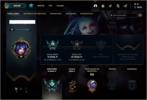 Conta platina 4 com 1 skin e 22 champs - League of Legends LOL