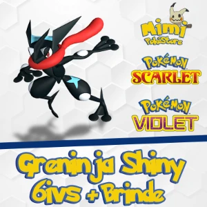Greninja ou Froakie Shiny 6IVs - Pokémon Scarlet Violet