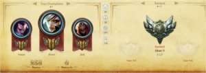 Conta de lol silver V - League of Legends
