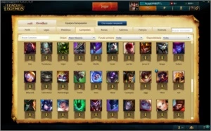 conta lol gold 1 - League of Legends