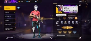 Conta Free fire com angelical