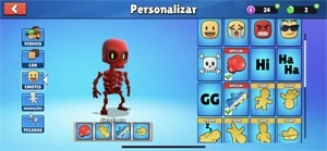 Conta stumble guys 112 skins, várias lendárias - Outros