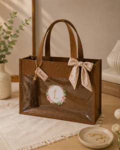 Sacola Personalizada Estilo Juta Pequena