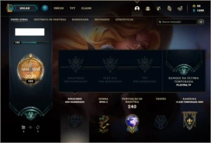 Conta unranked com 72 champs e 57 skins ( 5 vitoriosas ) - League of Legends LOL