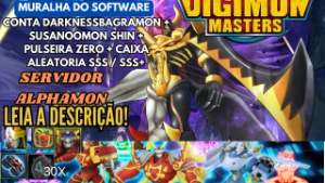 Conta Digimon Masters D.Bagra + Pulseira Zero + Box Sss/Sss+ - Digimon Masters Online DMO