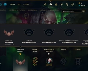 conta bronze 4 0 pdl no lol, com 40k de essencia azul - Valorant
