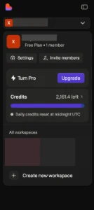 (Lovable.dev) Conta com 2000 créditos ativos + bônus - Assinaturas e Premium