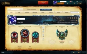 Conta league of legends todos champs 374 skins LOL