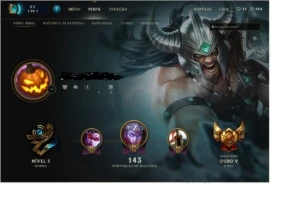 conta lol ouro 5 - League of Legends