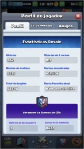 Conta Clash Royale Nível 12 (mais detalhes na descrição)