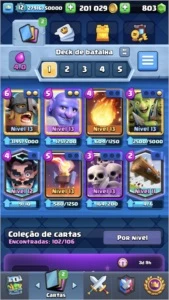 Conta Clash Royale Nível 12 (mais detalhes na descrição)