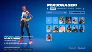 Conta de Fortnite skins de passe