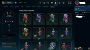 Conta Lvl 858 De 2014, 618 Skins (Miticas E Legado)