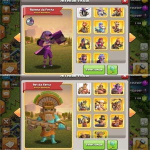 CONTA CV14 PRATICAMENTE FULL CLASH OF CLANS