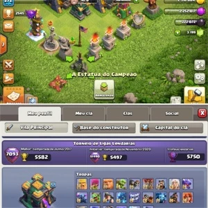 CONTA CV14 PRATICAMENTE FULL CLASH OF CLANS