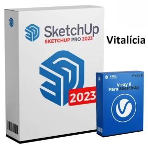 Sketshup 2023 + Vray - Vitalício Instalação Fácil e Suporte