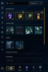 Conta League of Legends Full Acesso - 115 Champs e 45 Skins LOL