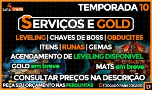  Diablo 4 Gold |Services | Leveling | Runas | Temporada 10