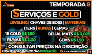  Diablo 4 Gold |Services | Leveling | Runas | Temporada 8 - Blizzard