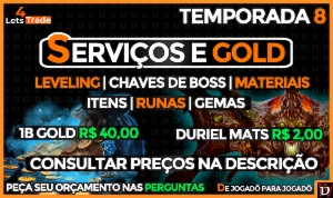  Diablo 4 Gold |Services | Leveling | Runas | Temporada 8 - Blizzard