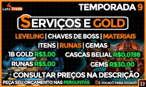  Diablo 4 Gold |Services | Leveling | Runas | Temporada 9 - Blizzard